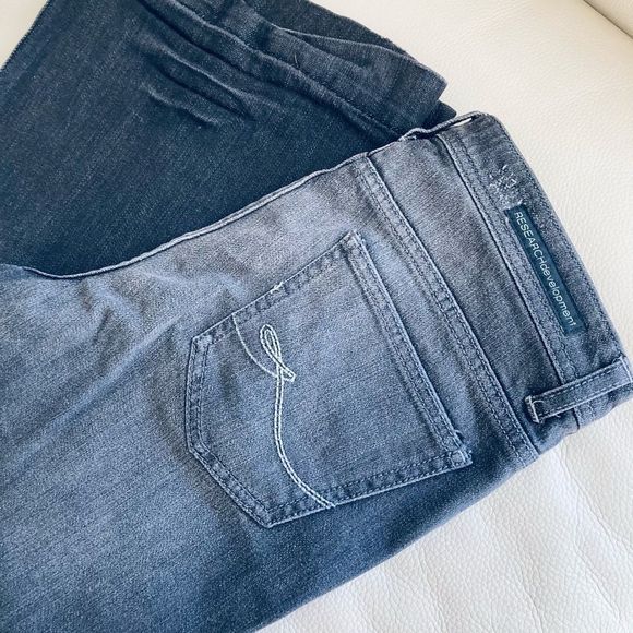Research Development Black Gray Flare Jeans - Picture 1 of 4